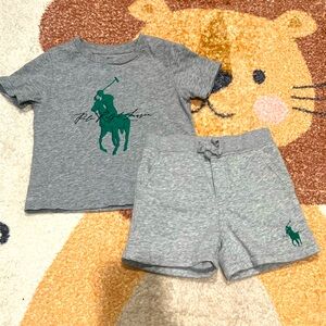 POLO toddler short set